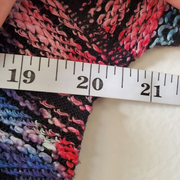 Inoah Size Small Asymmetrical Artsy Watercolor Stretch Long Tunic Top Dress USA - Picture 9 of 11